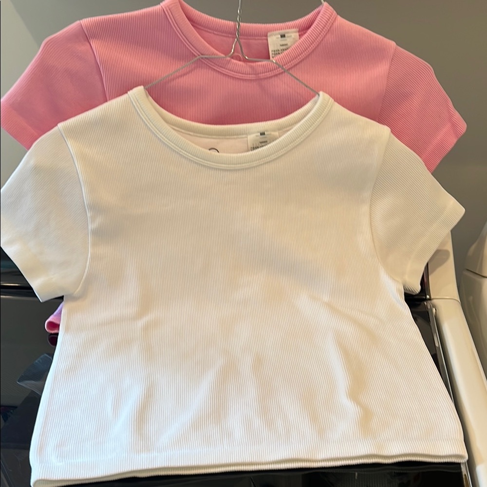 Gilly Hicks 2 girls t-shirts size sm.